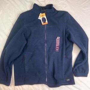 NWT NEW ZeroXposure Performance Fleece Full Zip Sz XL XG Color Blue L041124